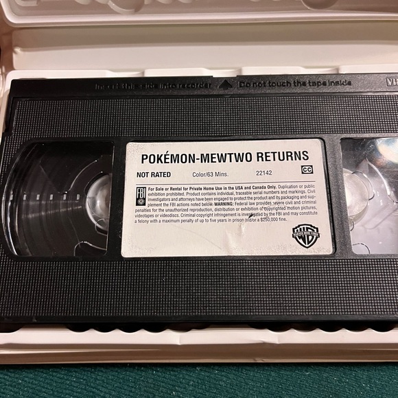 Pokémon MewTwo Returns VHS tape - Picture 2 of 5